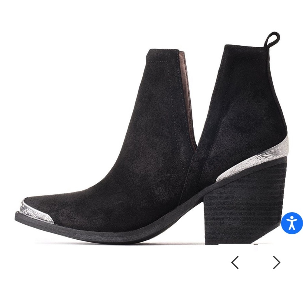 Jeffery Campbell 9.5 Cromwell boot black suede